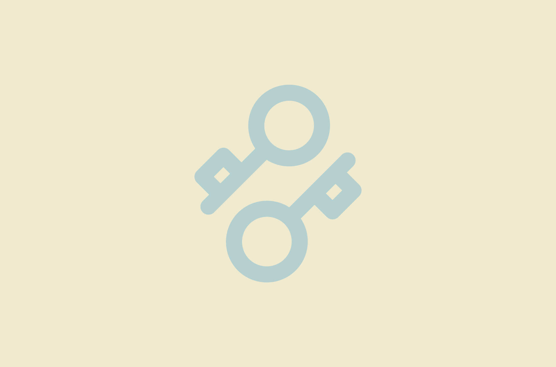 Two keys representing authentication.