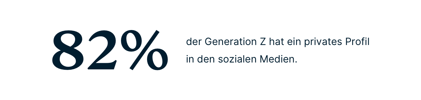 Gen Z Private Profile Stat DE