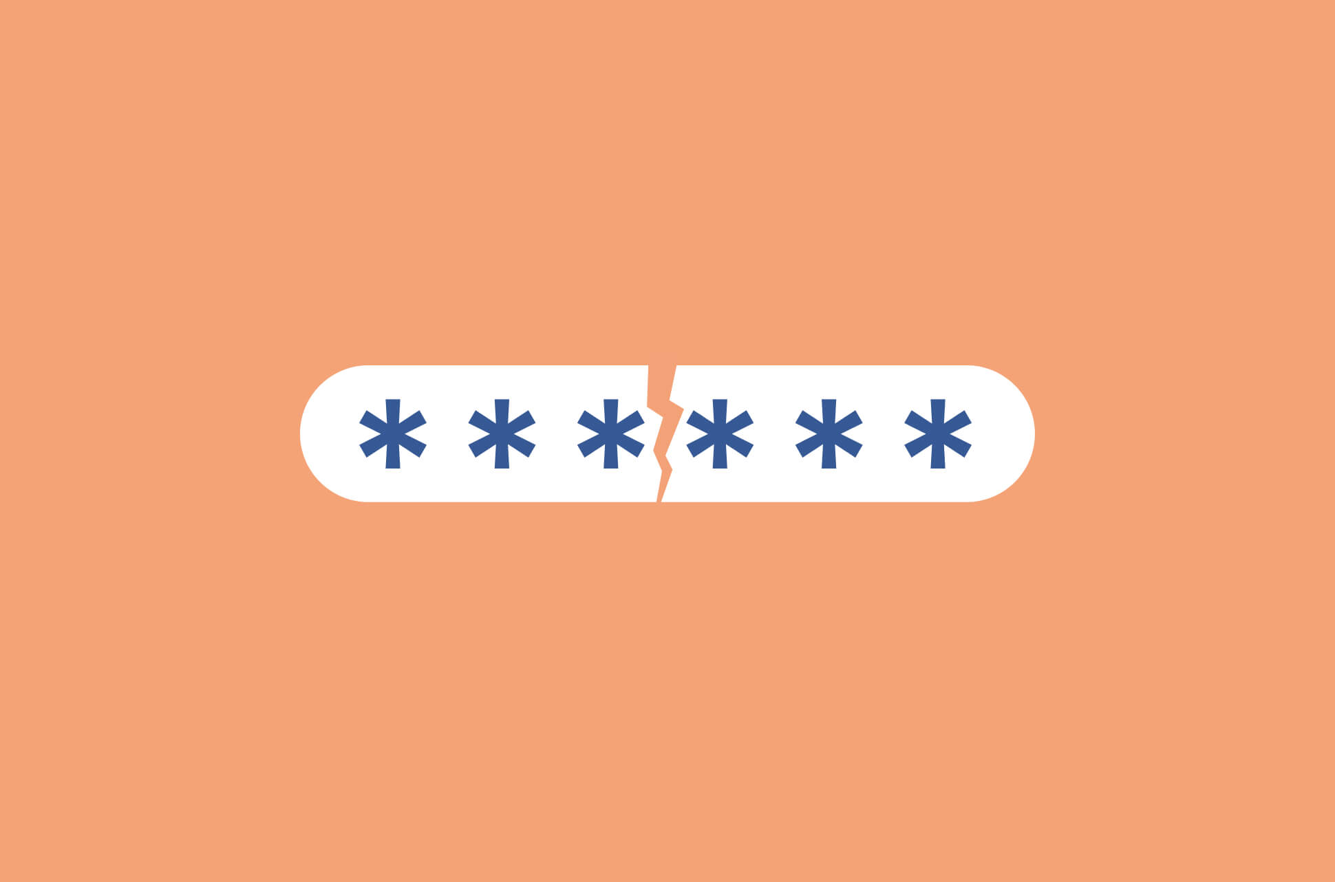 Broken password field.