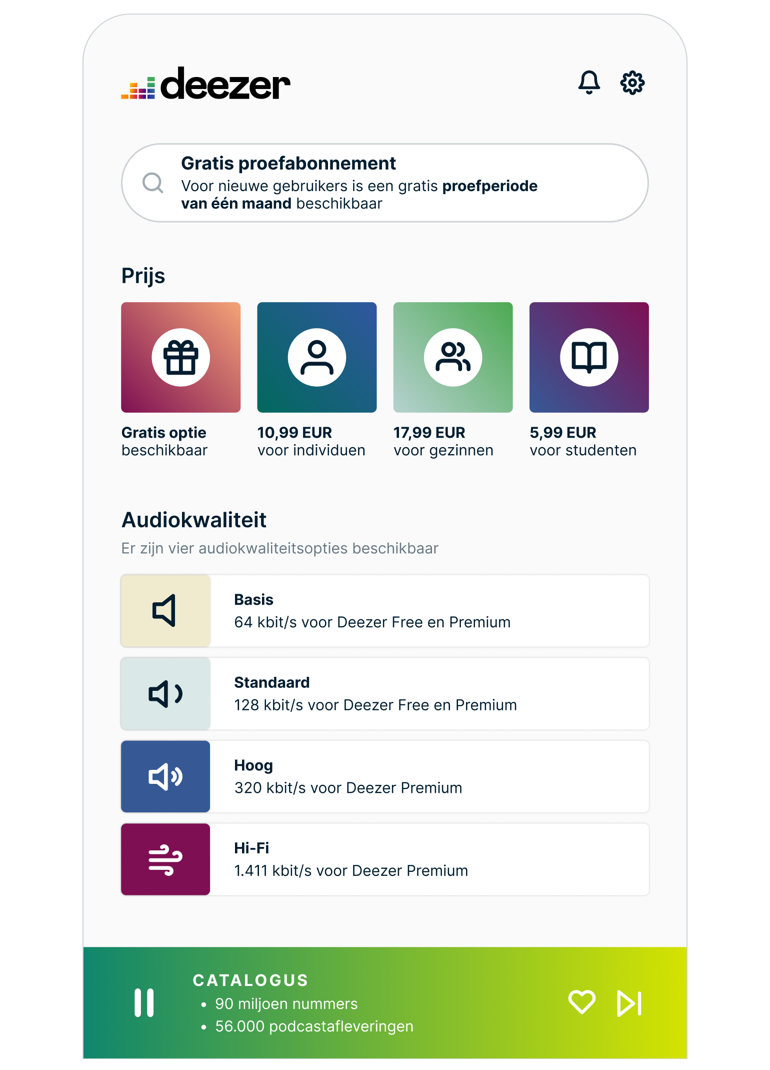 Online muziek luisteren met Deezer
