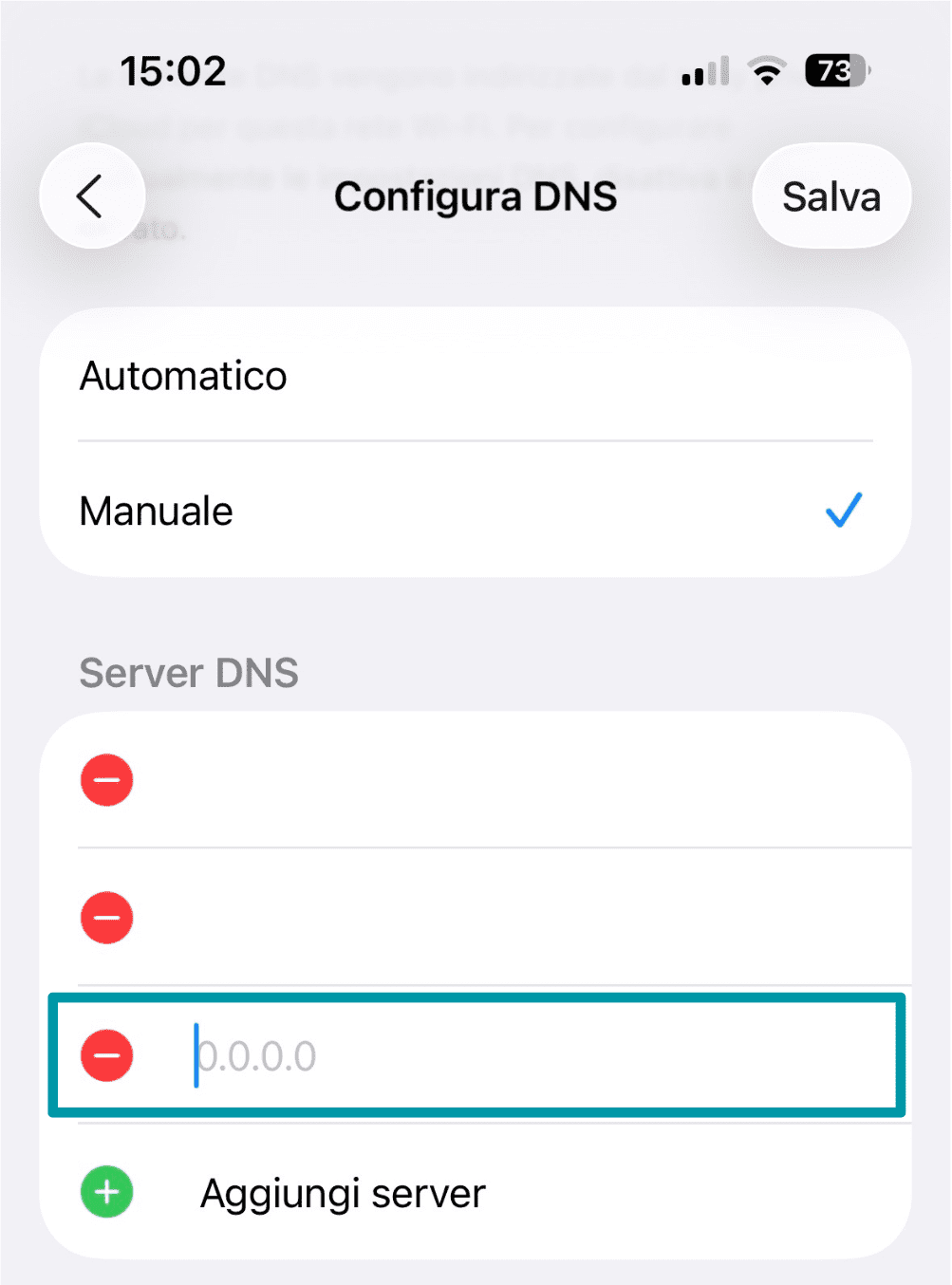 Click Add Server It