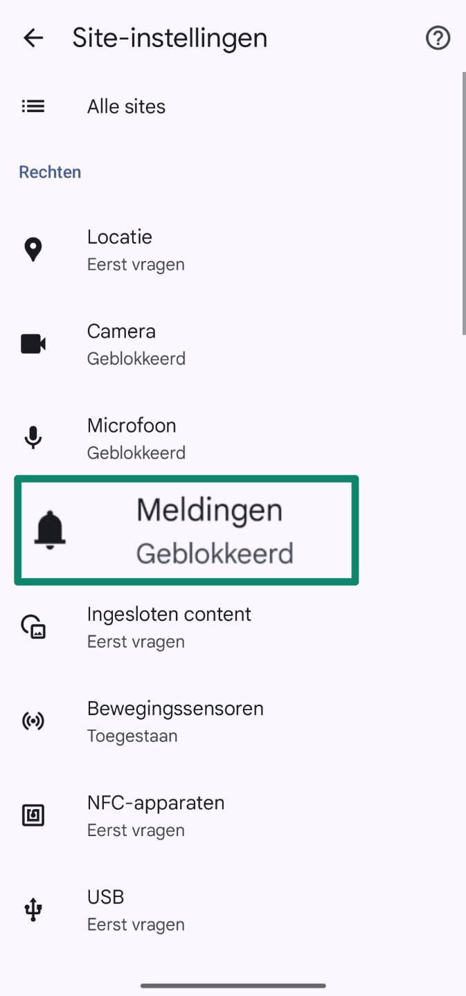 Set To Blocked Nl