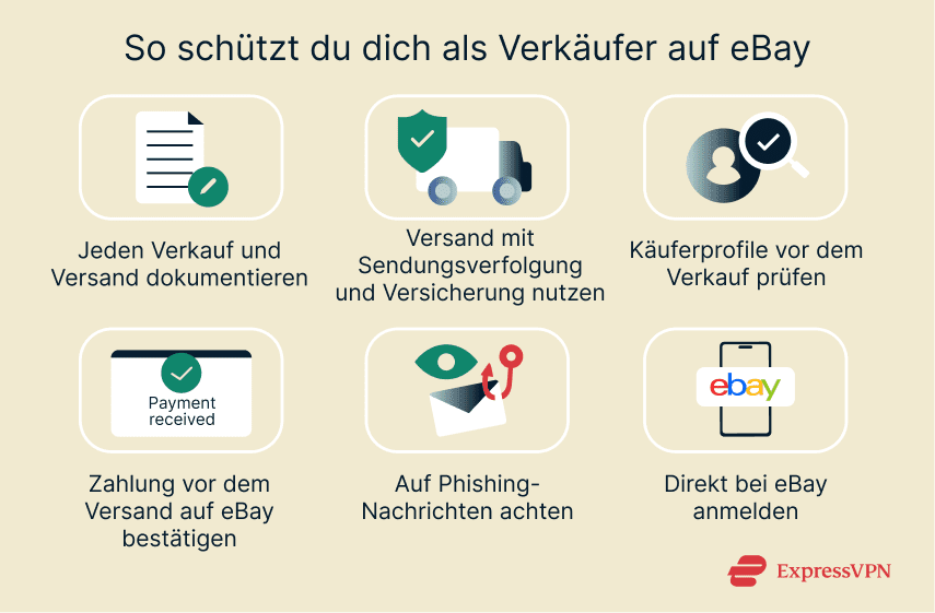 How to stay safe as a seller on eBay.