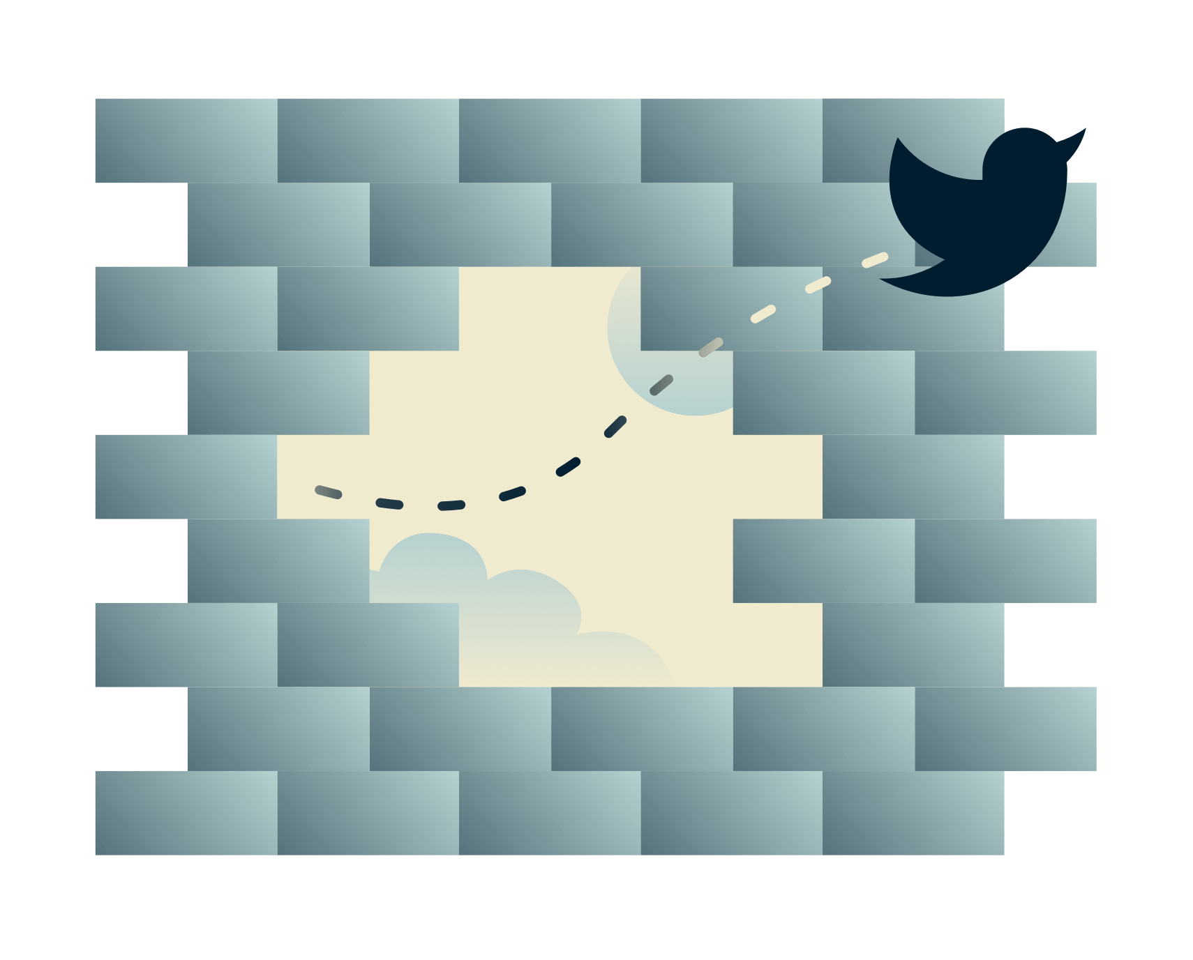 Twitter-V&ouml;gel tweeten &uuml;ber eine Firewall: Verwenden Sie ein VPN, um Twitter &uuml;berall freizugeben.