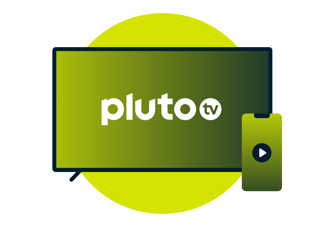 Logotipo de VPN para Pluto TV