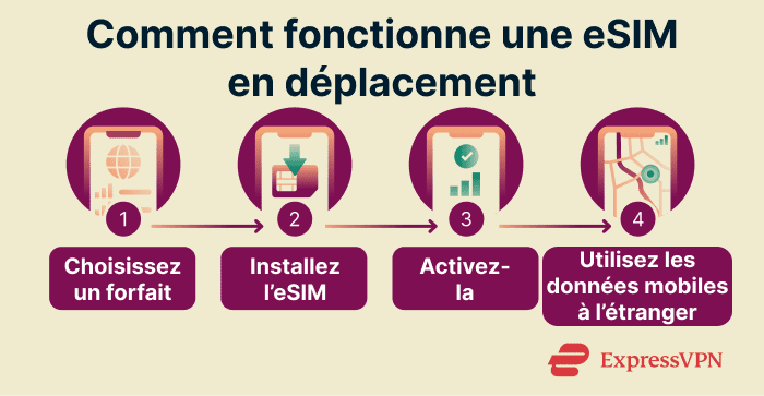 How an eSIM works for travel.