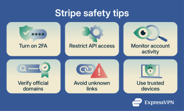 Safety tips for merchants and customers using Stripe.