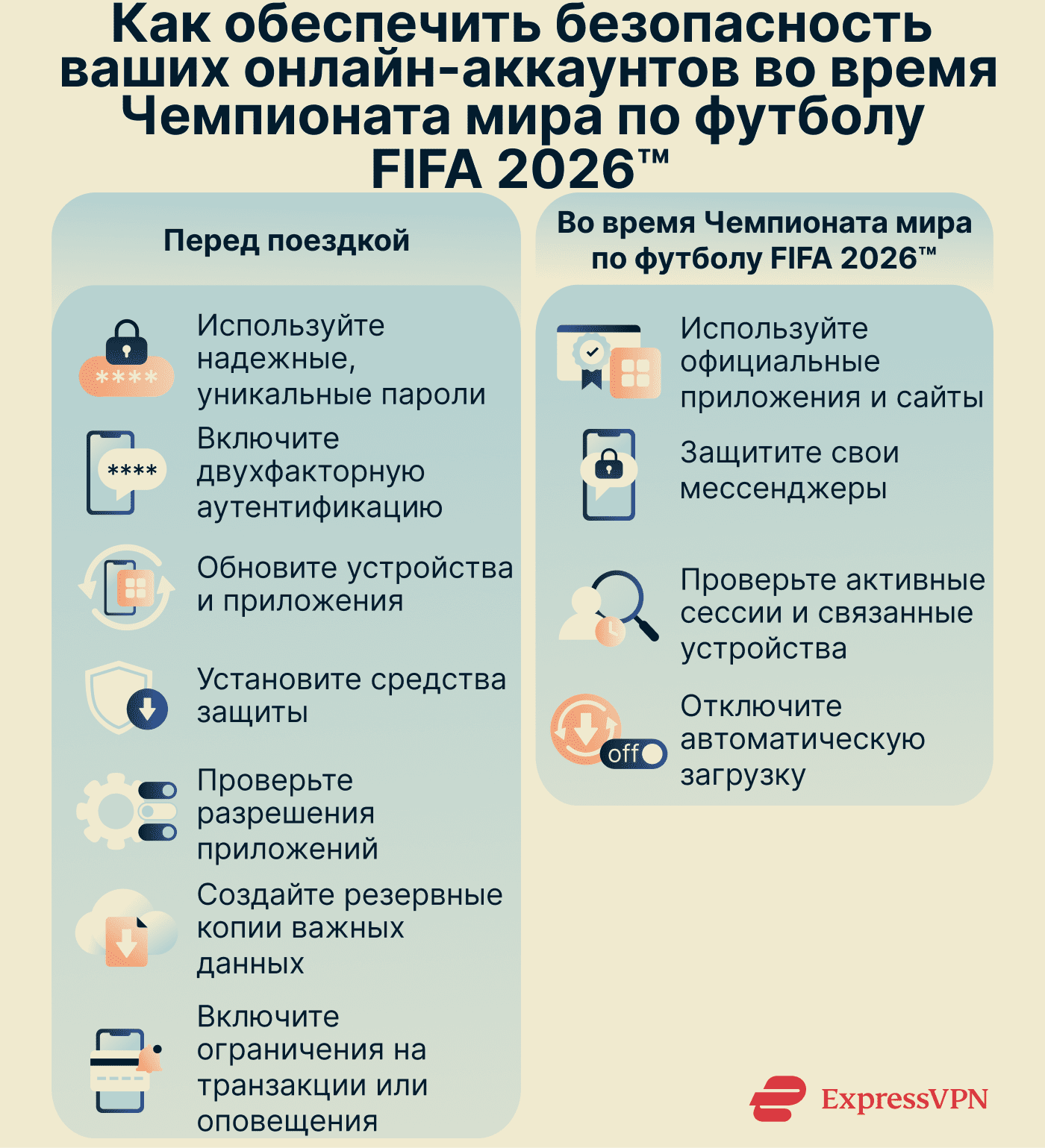 How to keep your online accounts safe before and during the World Cup.