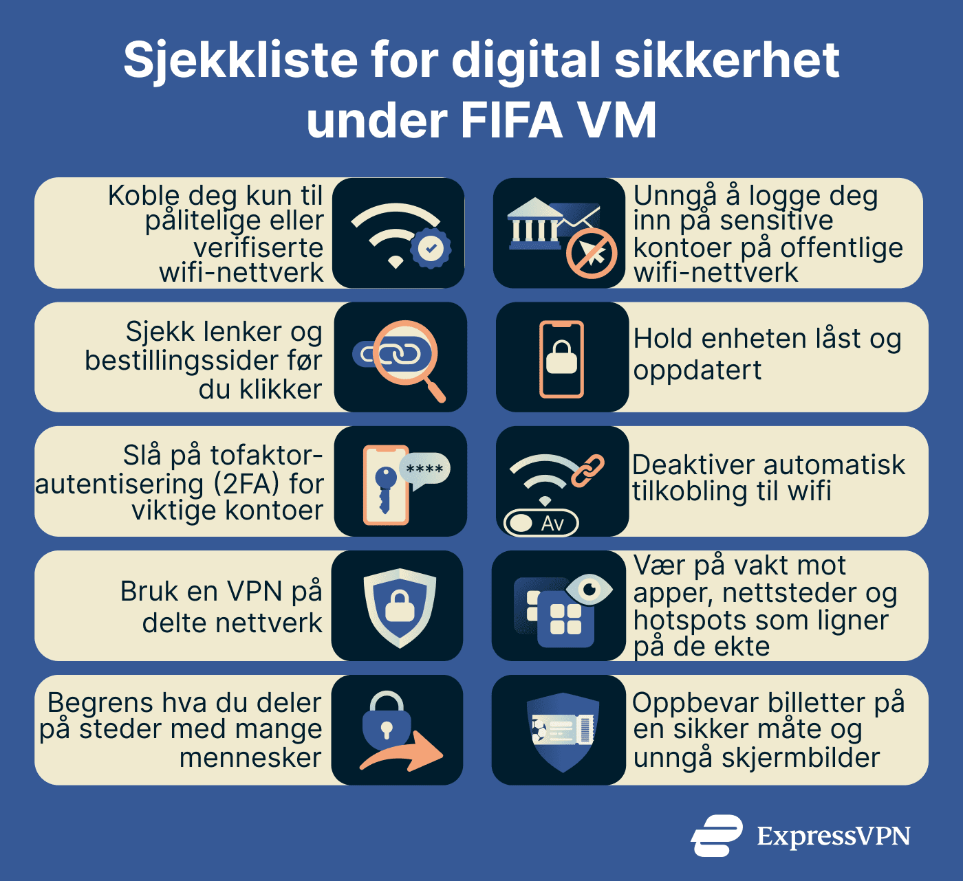 World Cup digital safety checklist