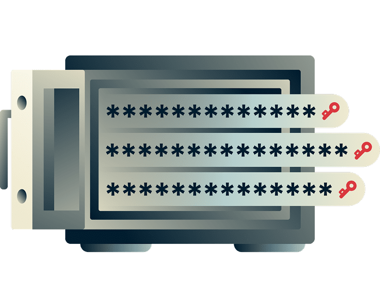Keys Encrypted Data